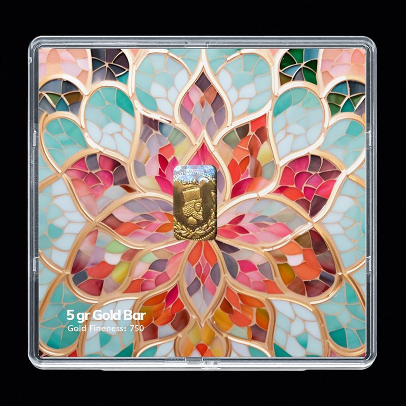 شمش طلا 18 عیار مدوپد مدل sg10072