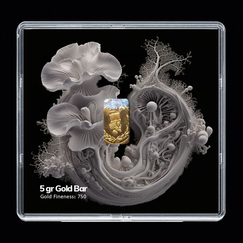 شمش طلا 18 عیار مدوپد مدل sg10084
