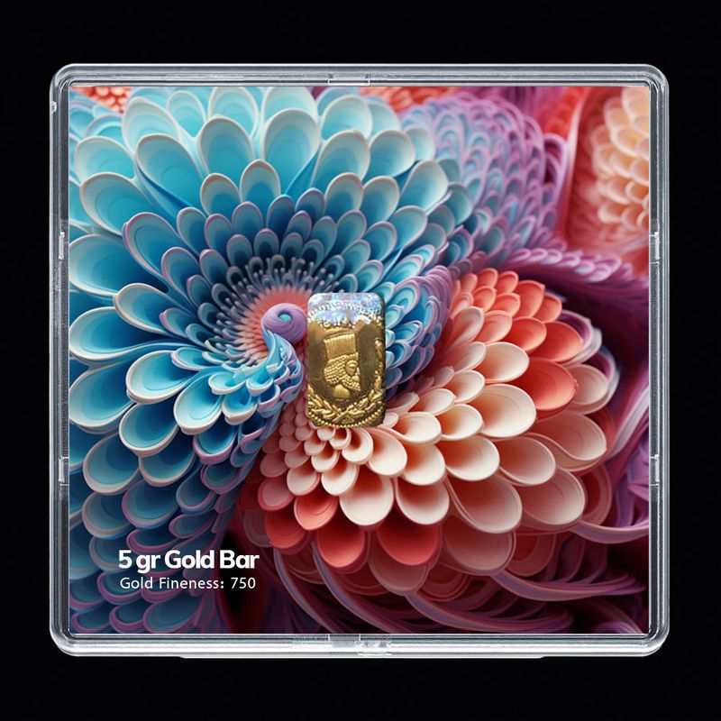 شمش طلا 18 عیار مدوپد مدل sg10085