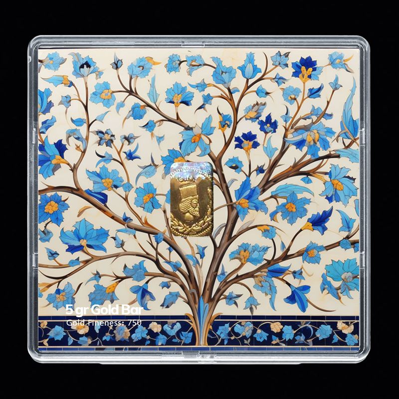 شمش طلا 18 عیار مدوپد مدل sg10091