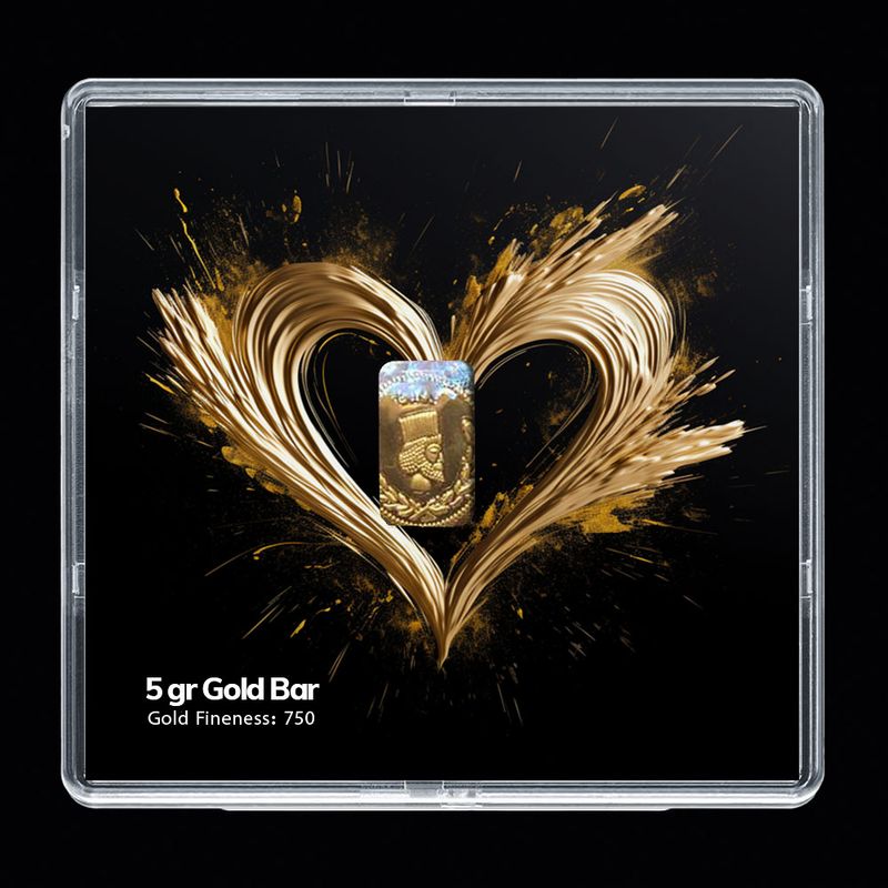 شمش طلا 18 عیار مدوپد مدل sg10103