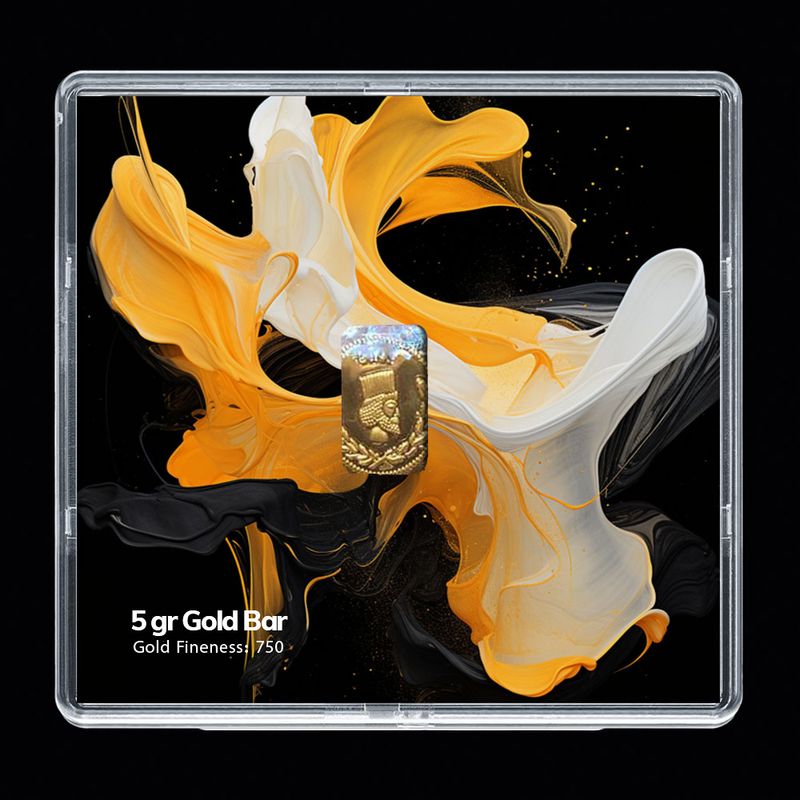 شمش طلا 18 عیار مدوپد مدل sg10152