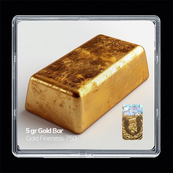 شمش طلا 18 عیار مدوپد مدل شمش طلا کد sg11750