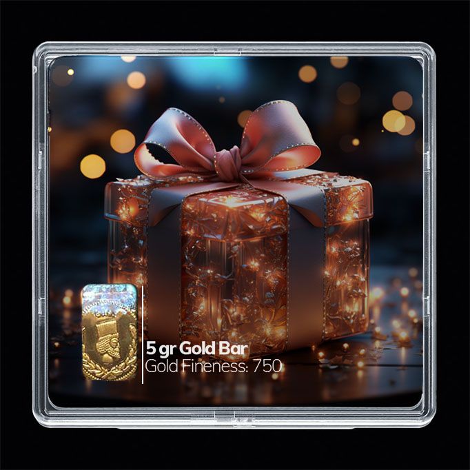 شمش طلا 18 عیار مدوپد مدل کادو کد sg10778