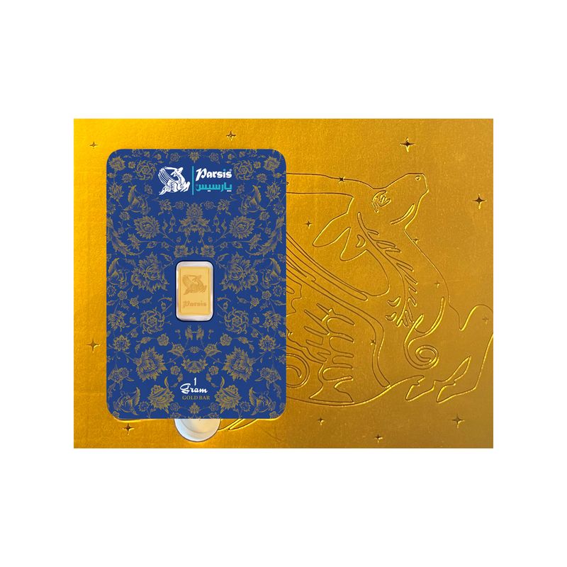شمش طلا 24 عیار پارسیس مدل هدیه کد 01