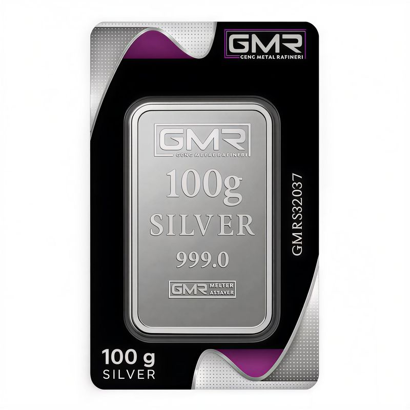 شمش نقره جی ام آر مدل gmr100g