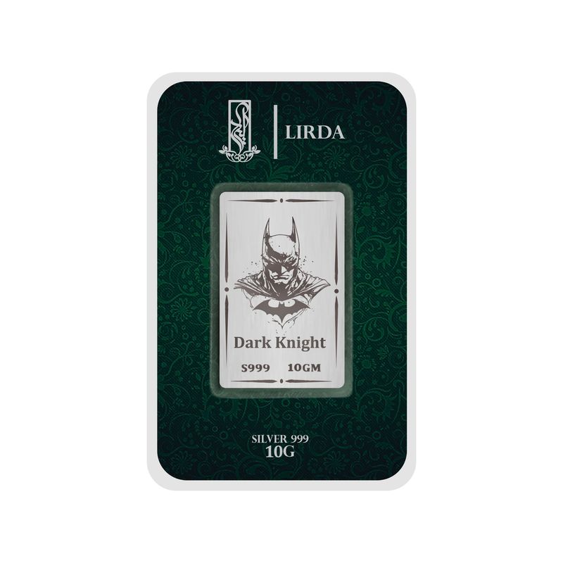 شمش نقره لیردا طرح بتمن 999 10 dark knight