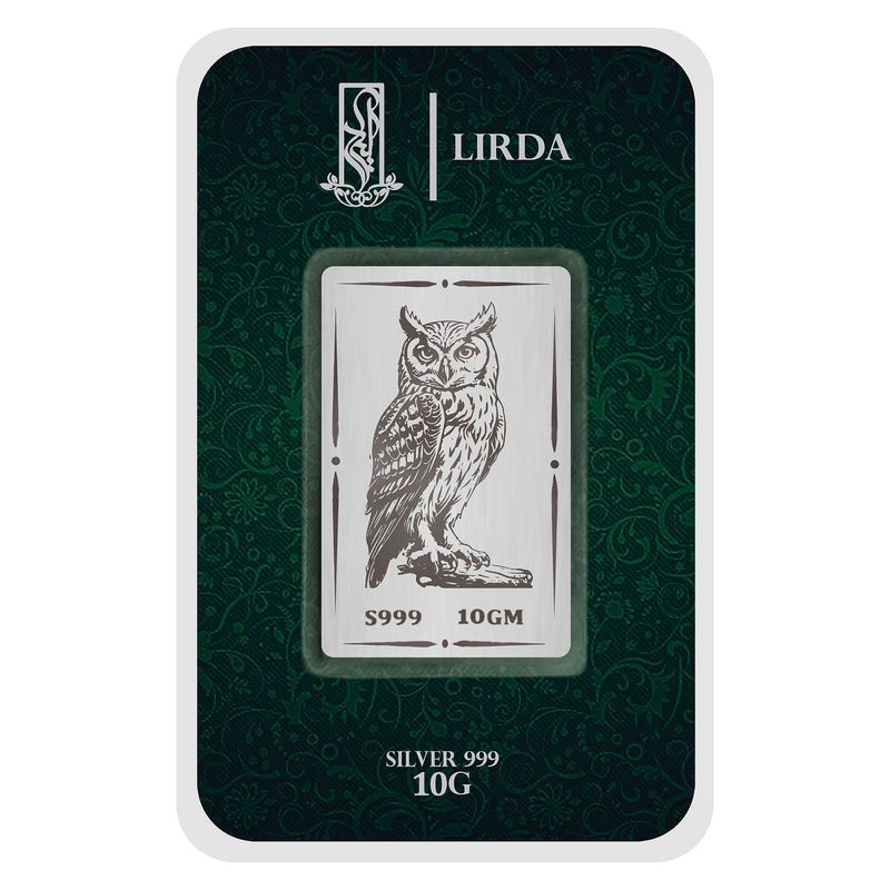 شمش نقره لیردا طرح جغد 999 10 the owl
