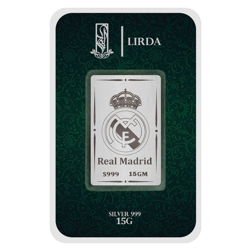 شمش نقره لیردا طرح رئال مادرید کد 999 15 real madrid