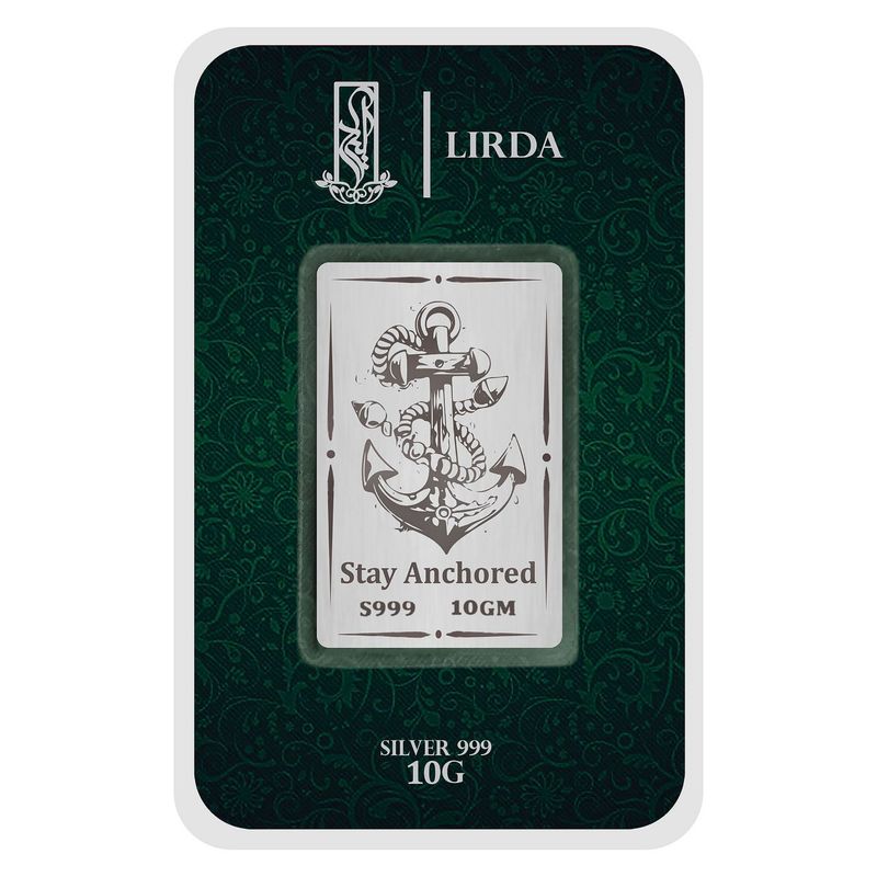 شمش نقره لیردا طرح لنگر 999 10 stay anchored