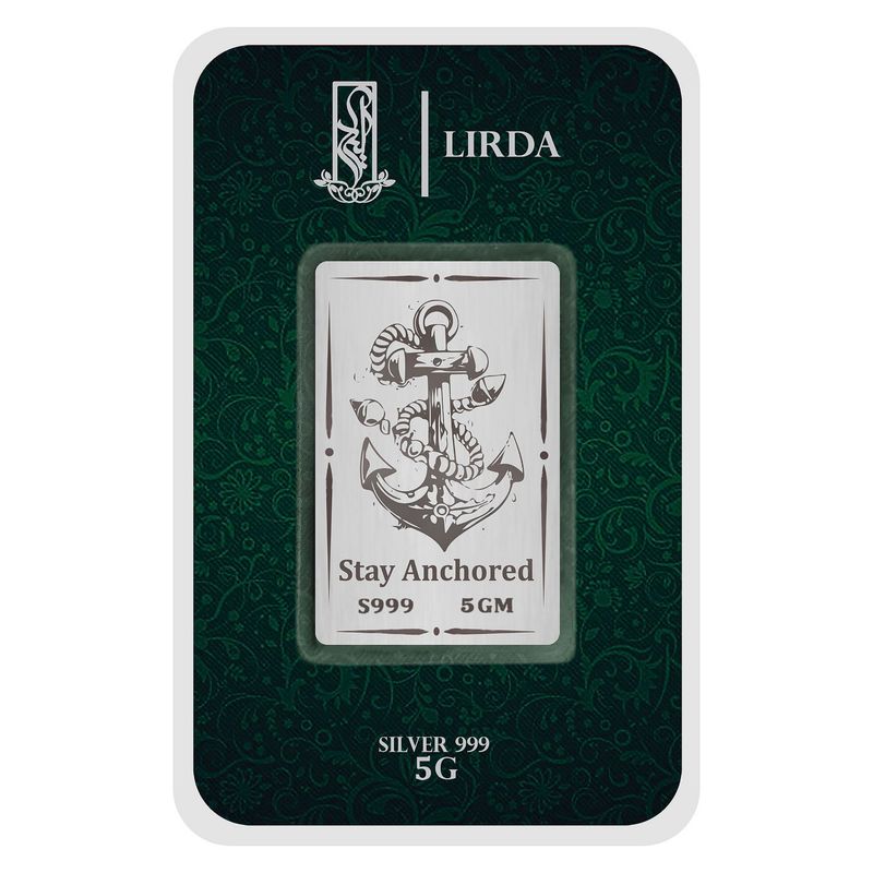 شمش نقره لیردا طرح لنگر 999 5 stay anchored