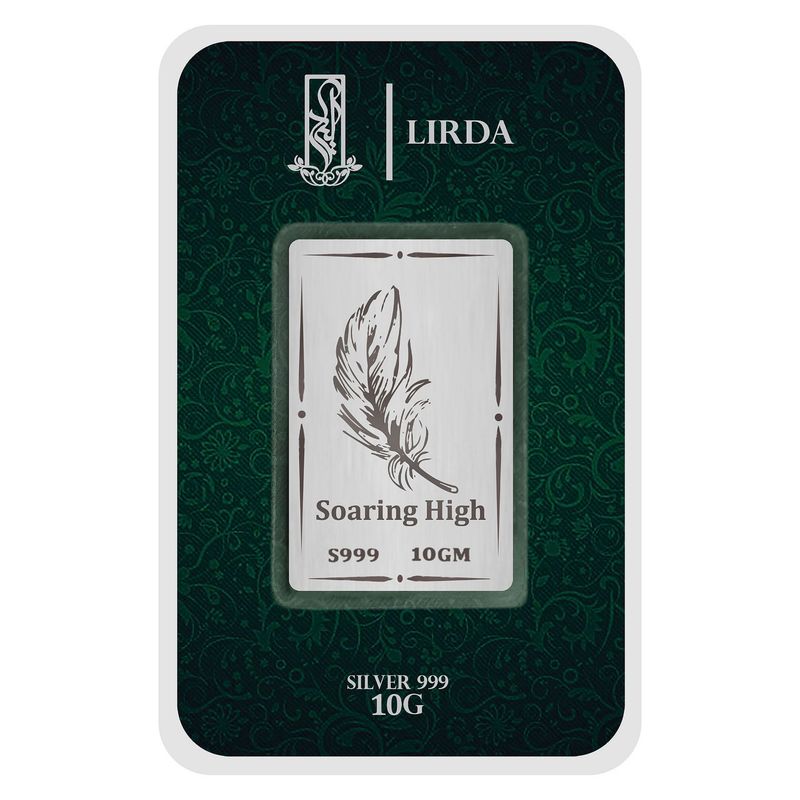 شمش نقره لیردا طرح پر کد 999 10 soaring high