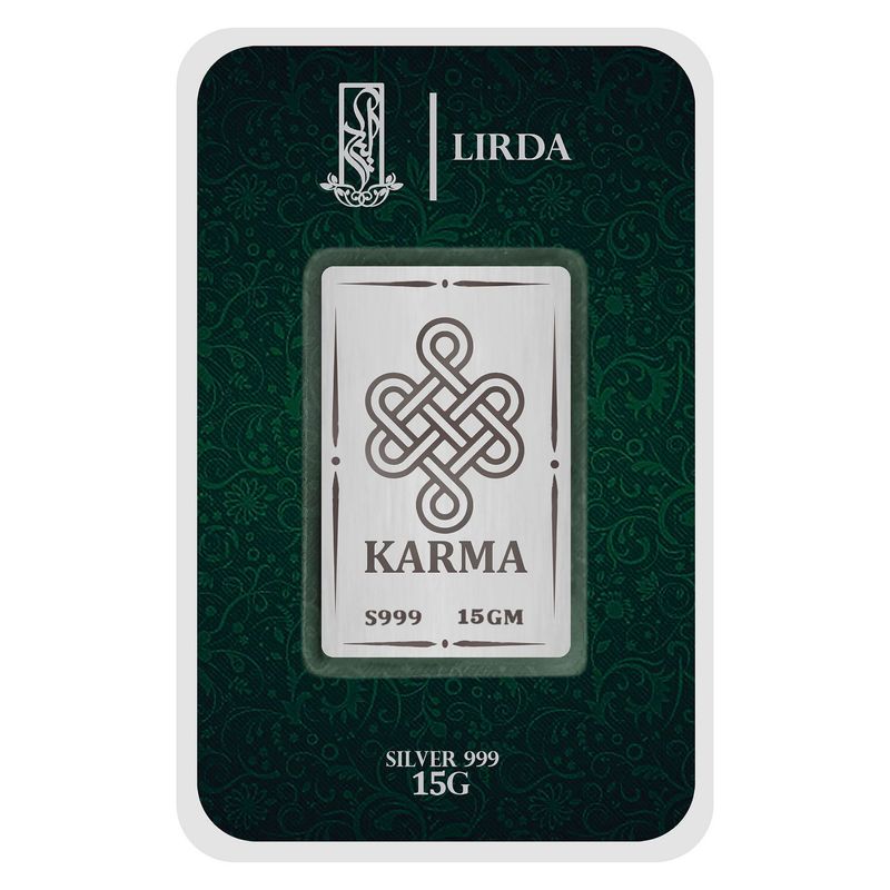 شمش نقره لیردا طرح کارما 999 15 karma