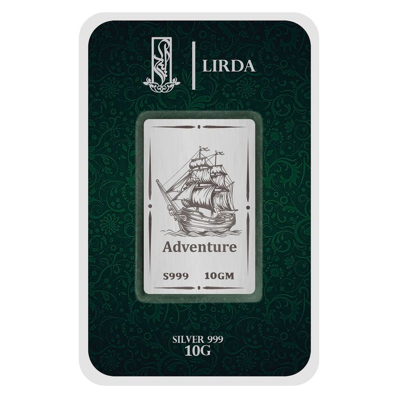 شمش نقره لیردا طرح کشتی 999 10 adventure