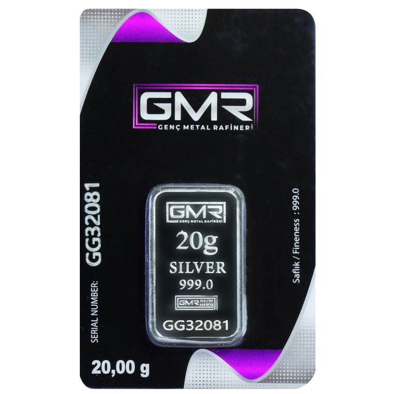 شمش نقره مدل gmr 20