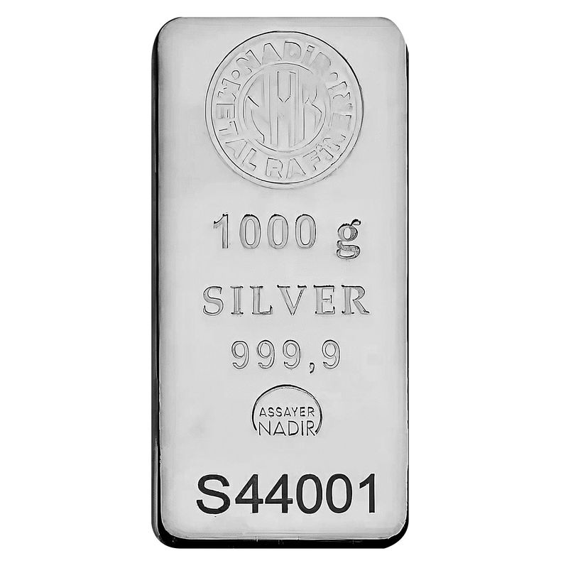 شمش نقره مدل si bar 1000