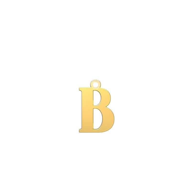 شمش نقره گالری توسطی مدل حرف b کد nse6a0e3