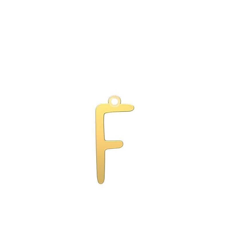 شمش نقره گالری توسطی مدل حرف f کد ns7c98a7