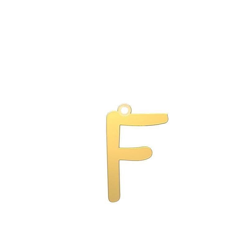شمش نقره گالری توسطی مدل حرف f کد nsbfffb4