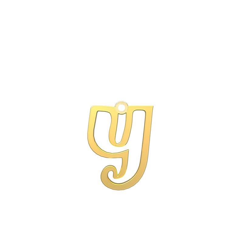 شمش نقره گالری توسطی مدل حرف y کد ns89e9a7