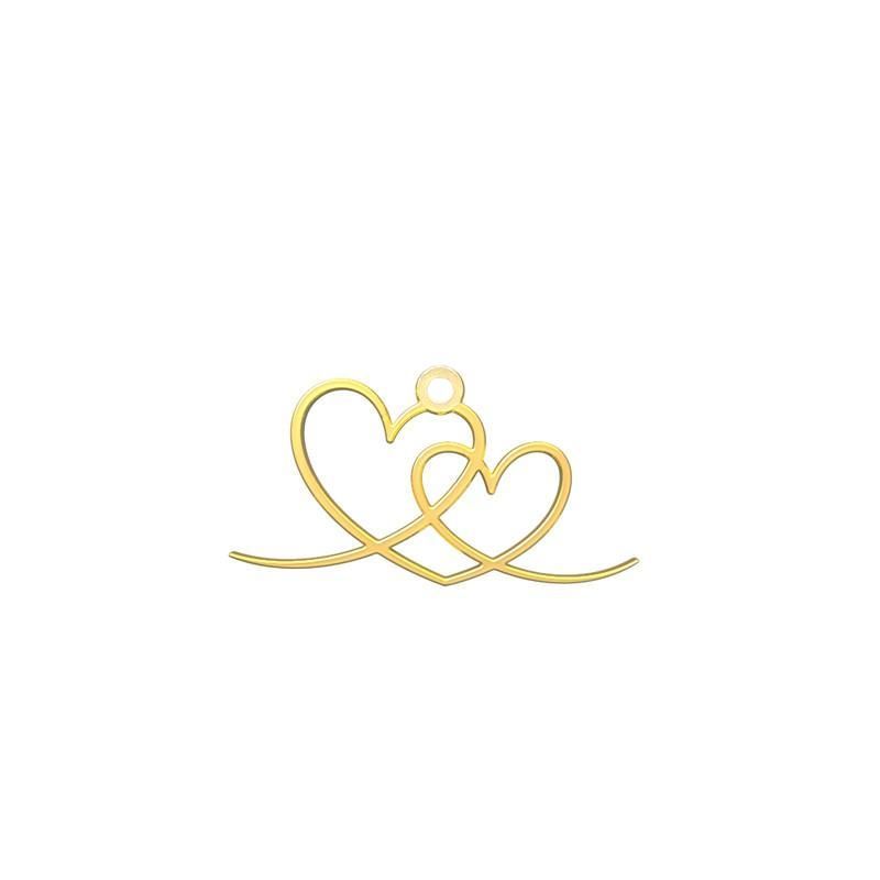 شمش نقره گالری توسطی مدل قلب کد ns4f354d