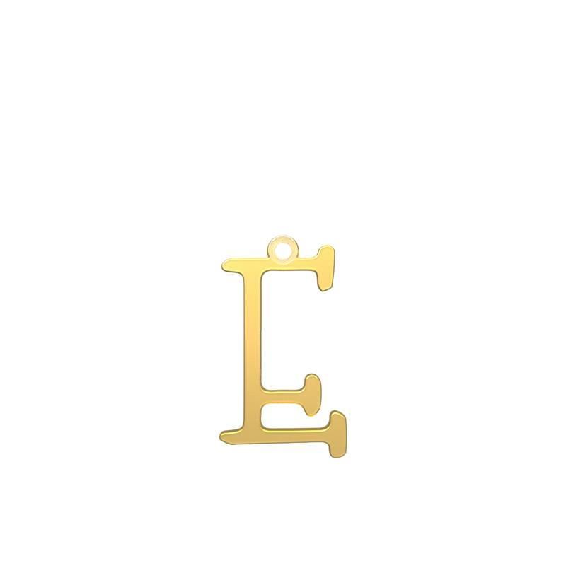 شمش نقره گالری طلا توسطی مدل حرف e کد ns5b4f23