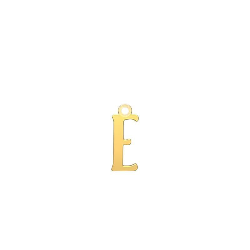 شمش نقره گالری طلا توسطی مدل حرف e کد nsf9c441
