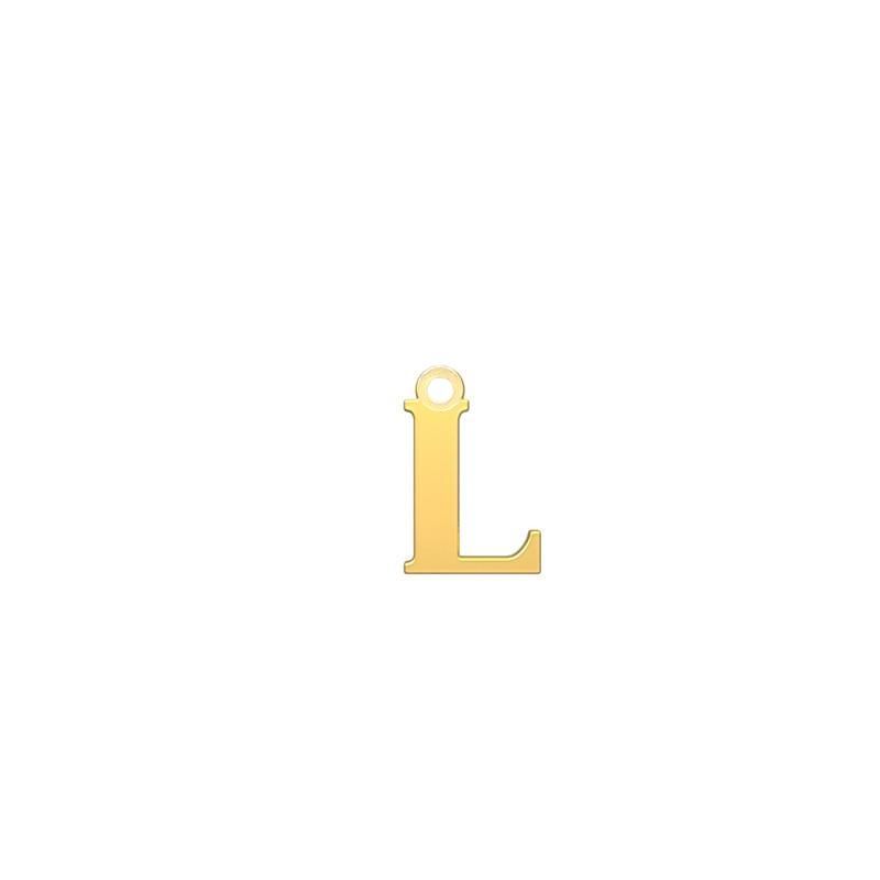 شمش نقره گالری طلا توسطی مدل حرف l کد ns6ff548