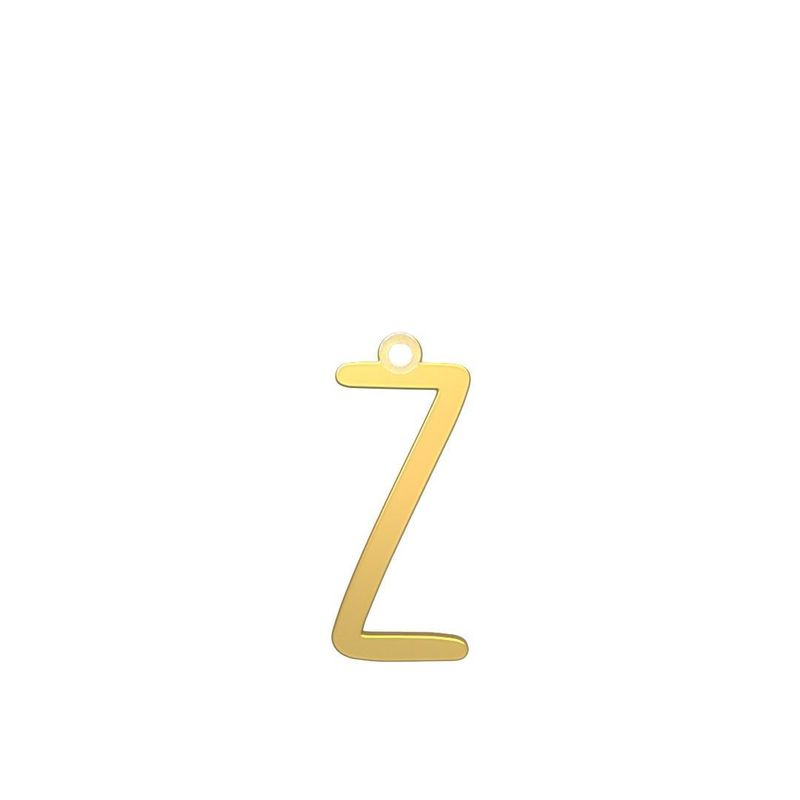 شمش نقره گالری طلا توسطی مدل حرف z کد ns08922b