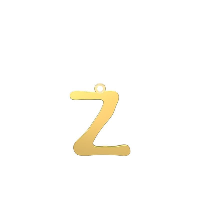 شمش نقره گالری طلا توسطی مدل حرف z کد nsa56d4f
