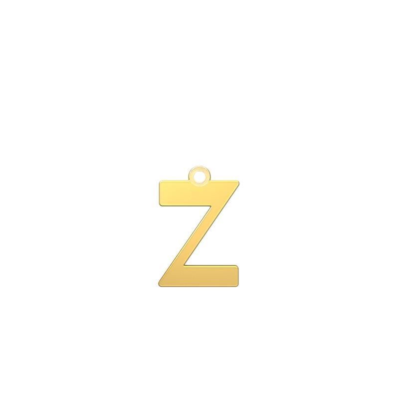 شمش نقره گالری طلا توسطی مدل حرف z کد nsd1f78c