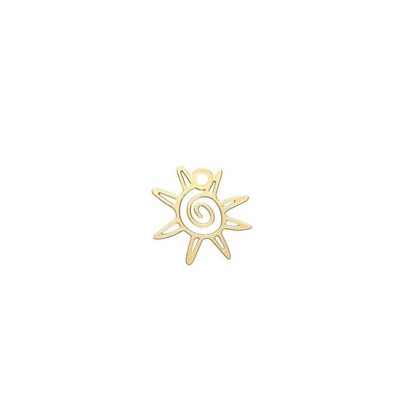 شمش نقره گالری طلا توسطی مدل خورشید کد ns73594f