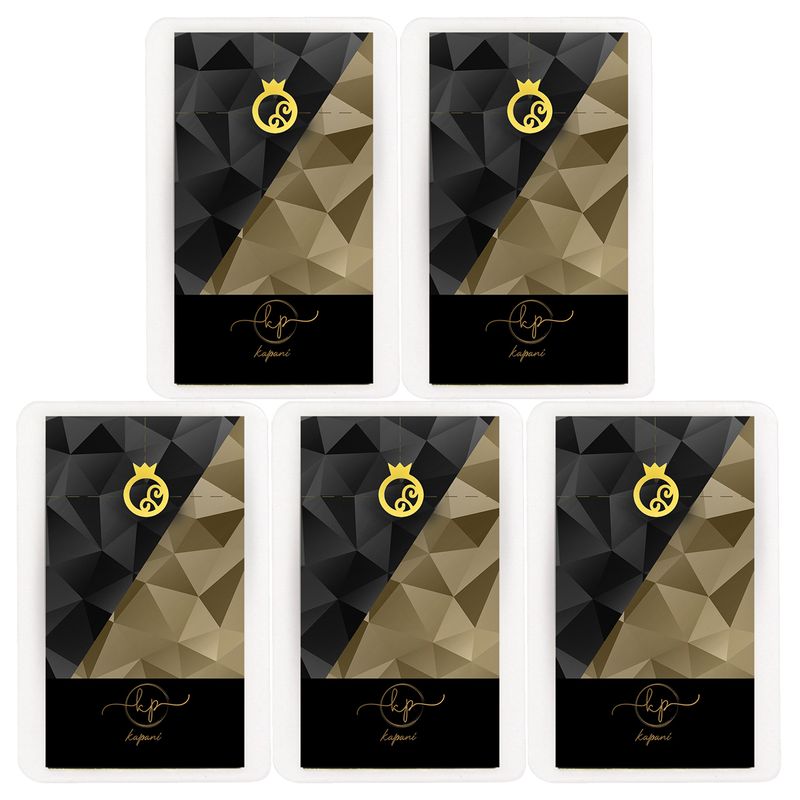 طلا گرمی 18 عیار کاپانی مدل انار کد kc012 p5 بسته 5 عددی