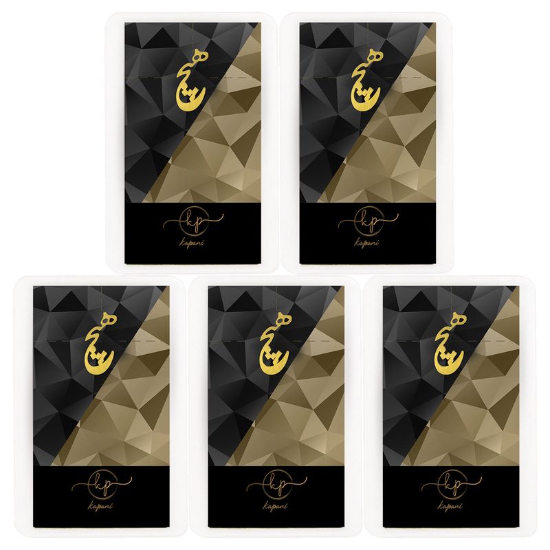 طلا گرمی 18 عیار کاپانی مدل هیچ کد kc014 p5 بسته 5 عددی