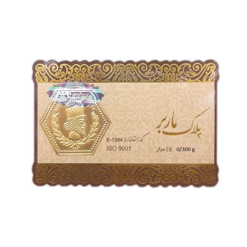 طلا گرمی 18 عیار گالری طلای نجفپور مدل m 300
