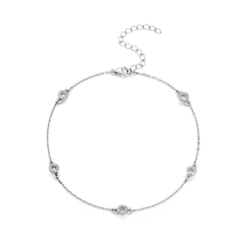 پابند نقره زنانه کد gb0466