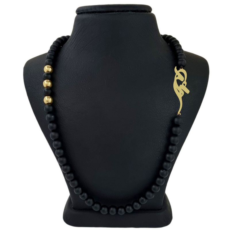 گردنبند طلا  18 عیار پسرانه لیردا طرح اسم عماد کد 30301