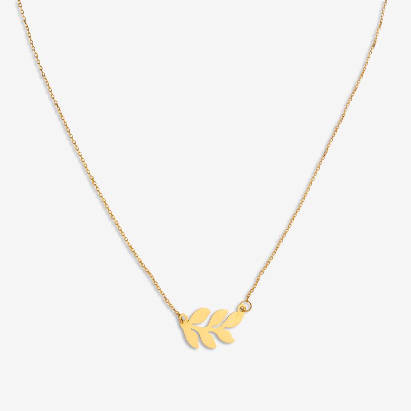 گردنبند طلا 18 عیار زنانه با زنجیر حلقه‌ای (فلامینگو) مایا ماهک مدل mm2175