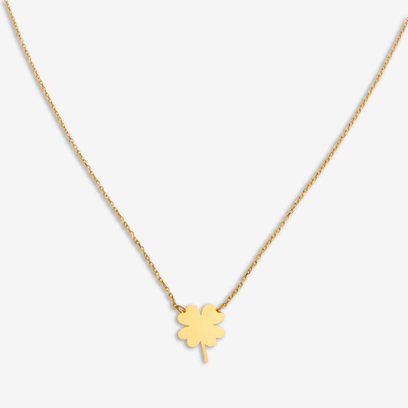 گردنبند طلا 18 عیار زنانه با زنجیر حلقه‌ای (فلامینگو) مایا ماهک مدل mm2179