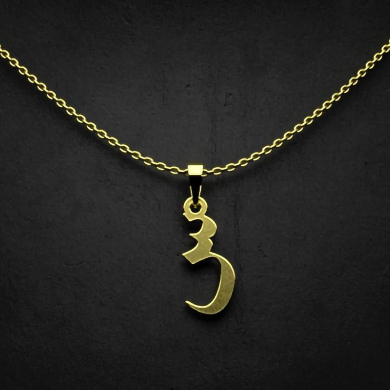 گردنبند طلا 18 عیار زنانه گالری طلا توسطی مدل حرف س کد e6d087