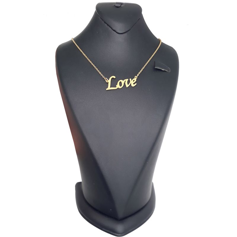 گردنبند نقره زنانه آی جواهر مدل love