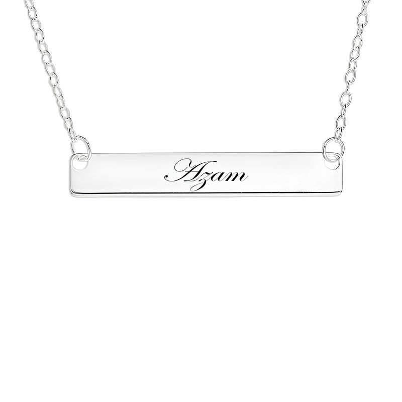 گردنبند نقره زنانه لیردا مدل اسم اعظم mst