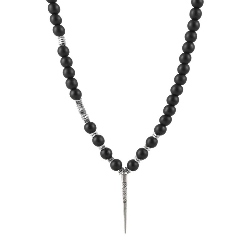گردنبند نقره مردانه ریسه گالری مدل b5029 silver