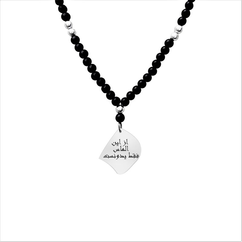 گردنبند نقره مردانه لیردا مدل از این الماس فقط یدونست کد gor 0004