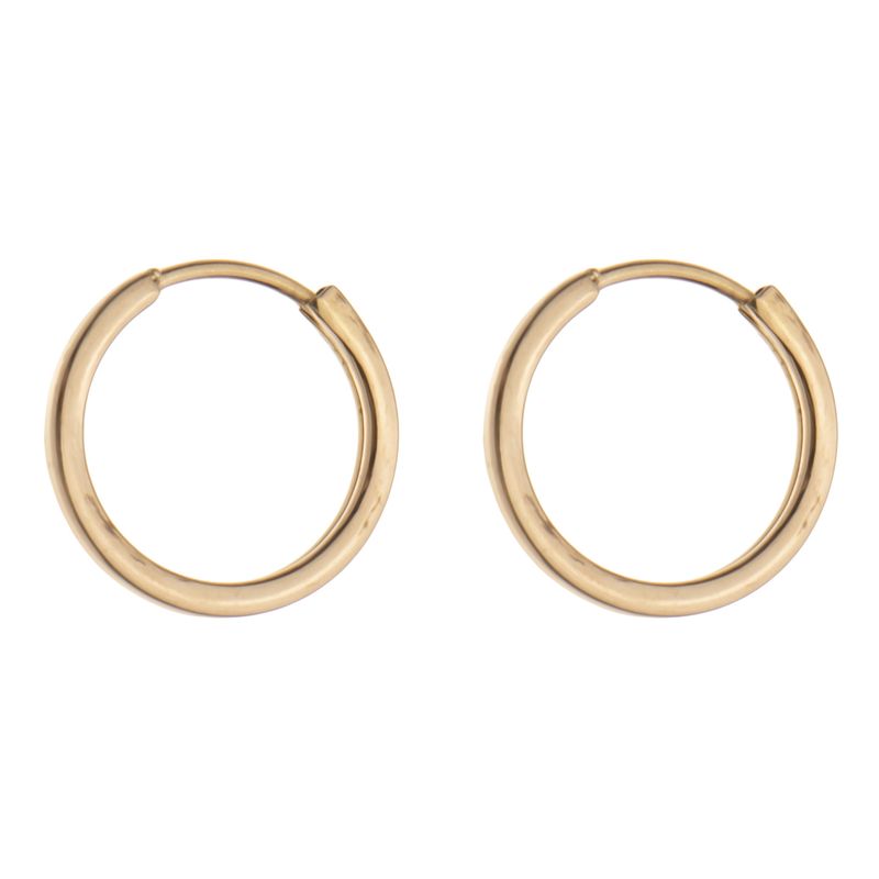 گوشواره حلقه ای طلا 18 عیار زنانه مایا ماهک مدل me1195