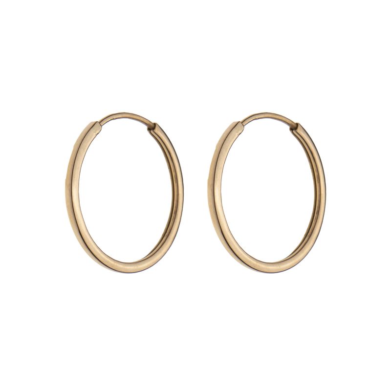 گوشواره حلقه ای طلا 18 عیار زنانه مایا ماهک مدل me1196