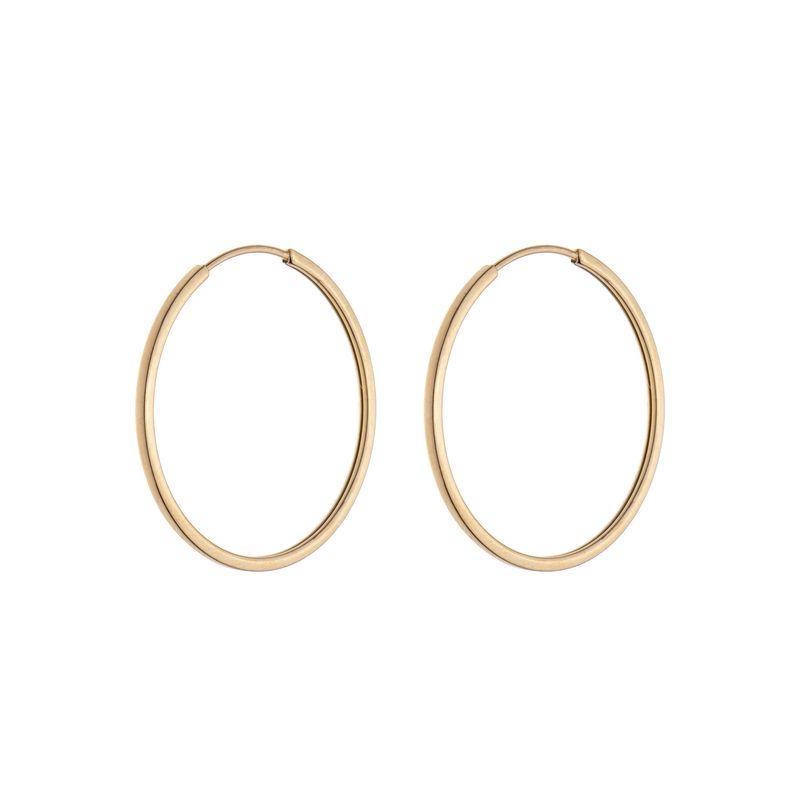 گوشواره حلقه ای طلا 18 عیار زنانه مایا ماهک مدل me1198