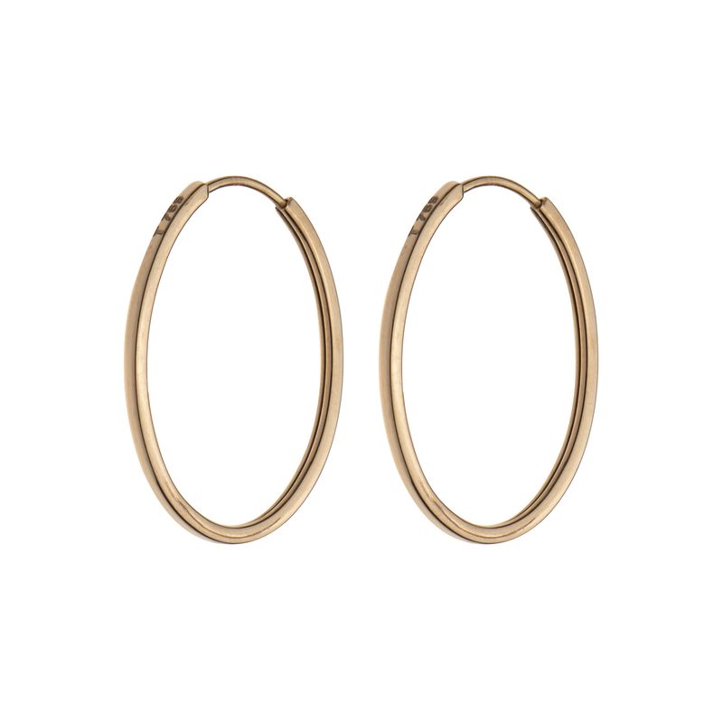 گوشواره حلقه ای طلا 18 عیار زنانه مایا ماهک مدل me1205