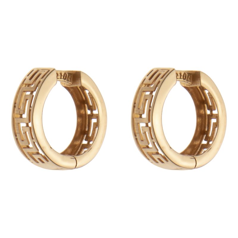 گوشواره حلقه ای طلا 18 عیار زنانه مایا ماهک مدل me1209