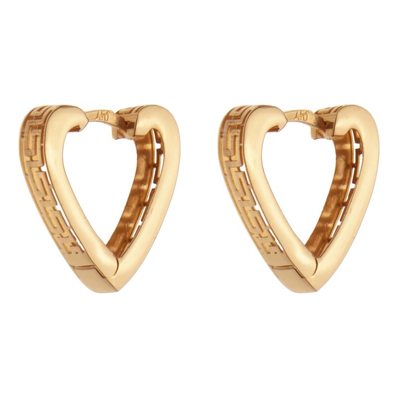 گوشواره حلقه ای طلا 18 عیار زنانه مایا ماهک مدل me1214